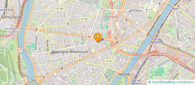 localisation de l'entreprise MONSIEUR JEAN-COME SELLIER à BOULOGNE-BILLANCOURT