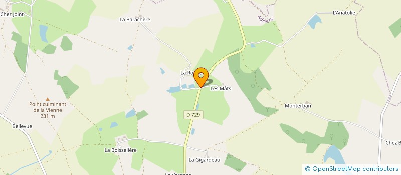 localisation de l'entreprise MONSIEUR JEAN COMMIN  ADRIERS