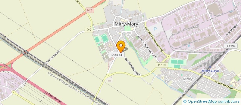 localisation de l'entreprise MONSIEUR JEAN COMPERE  MITRY-MORY