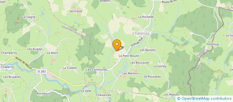 localisation de l'entreprise MONSIEUR JEAN COMTE  COLOMBIER-EN-BRIONNAIS