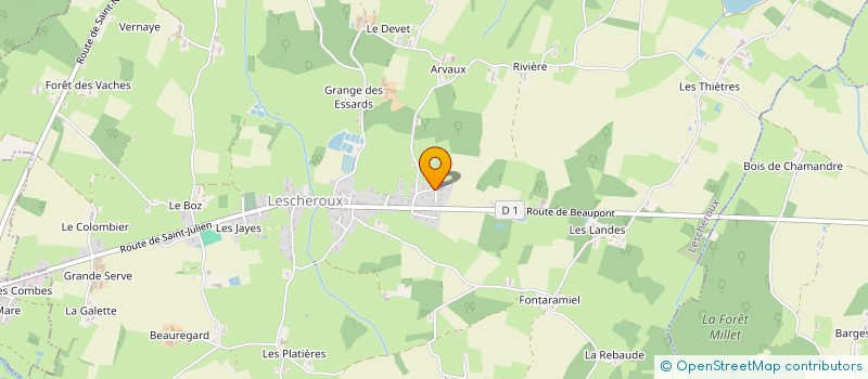 localisation de l'entreprise MONSIEUR JEAN COMTET à COURTES
