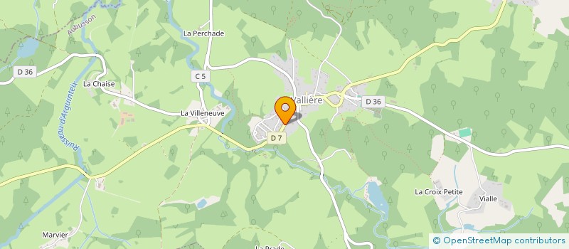 localisation de l'entreprise MONSIEUR JEAN CONCHON à VALLIERE