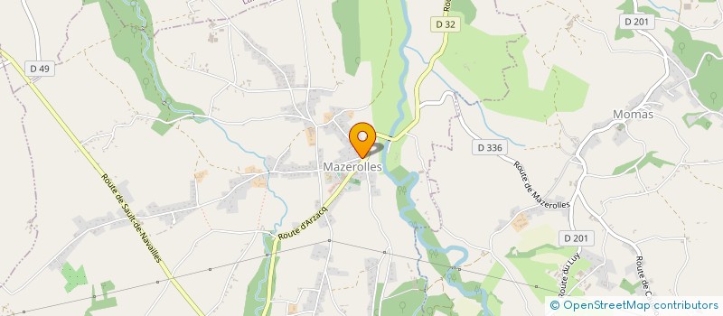 localisation de l'entreprise MONSIEUR JEAN CONDERANNE  MAZEROLLES