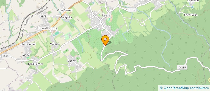 localisation de l'entreprise MONSIEUR JEAN CONDEVAUX  FESSY