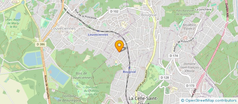 localisation de l'entreprise MONSIEUR JEAN CONNAN  BOUGIVAL