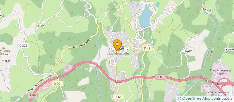 localisation de l'entreprise MONSIEUR JEAN CONSTANCIAS  SAINT-REMY-SUR-DUROLLE