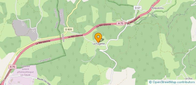 localisation de l'entreprise MONSIEUR JEAN CONSTANS  LA TIEULE