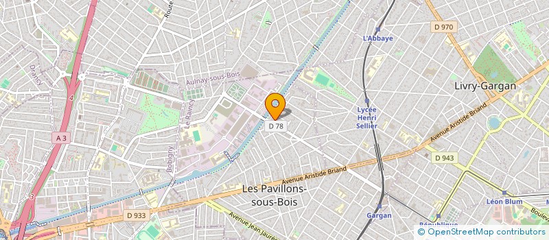 localisation de l'entreprise MONSIEUR JEAN CONSTANTIN  LES PAVILLONS-SOUS-BOIS