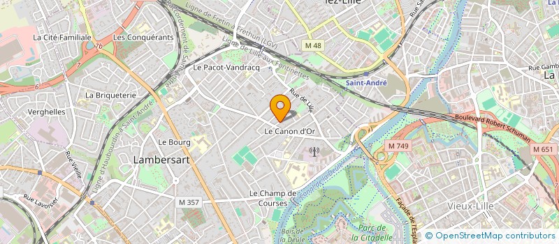localisation de l'entreprise MONSIEUR JEAN CONSTANTIN à LAMBERSART