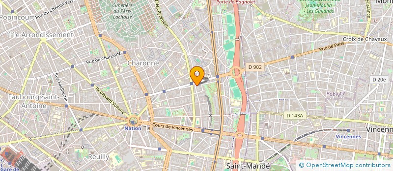 localisation de l'entreprise MONSIEUR JEAN CONSTANTIN  PARIS