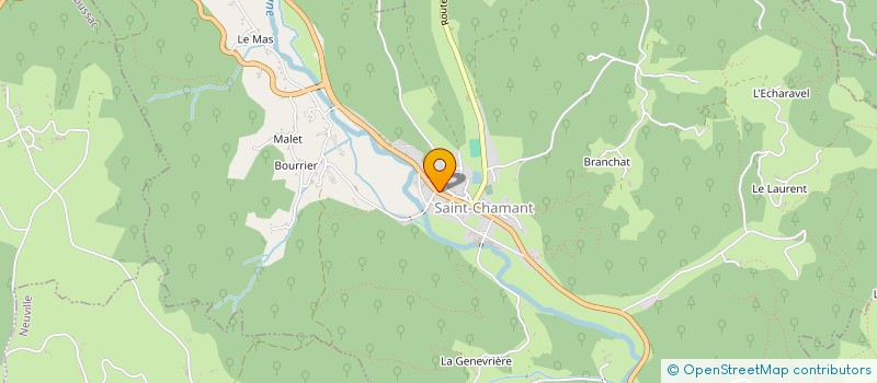 localisation de l'entreprise MONSIEUR JEAN CONSTANTIN  SAINT-CHAMANT