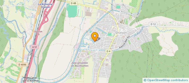 localisation de l'entreprise MONSIEUR JEAN CONSTANTIN  ORAISON