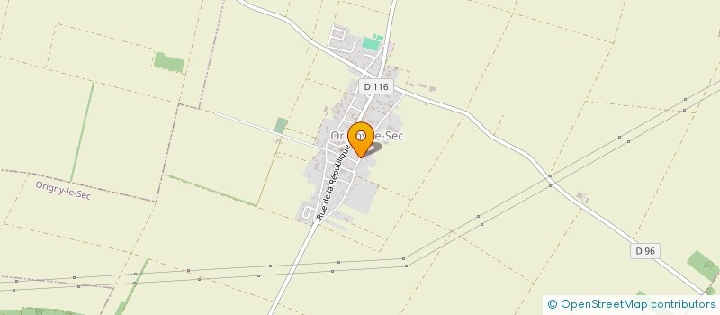 localisation de l'entreprise MONSIEUR JEAN CONTAT  ORIGNY-LE-SEC