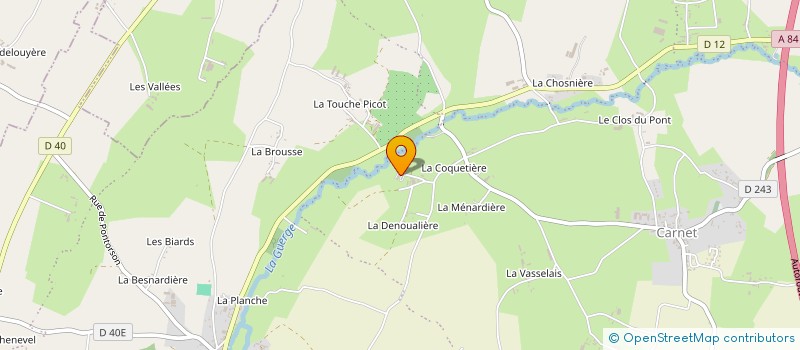 localisation de l'entreprise MONSIEUR JEAN COQUEMAN à SAINT-JAMES