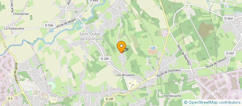localisation de l'entreprise MONSIEUR JEAN COQUILLAT  SAINT-DIDIER-DE-FORMANS