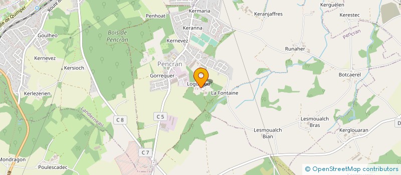 localisation de l'entreprise MONSIEUR JEAN CORBE  PENCRAN