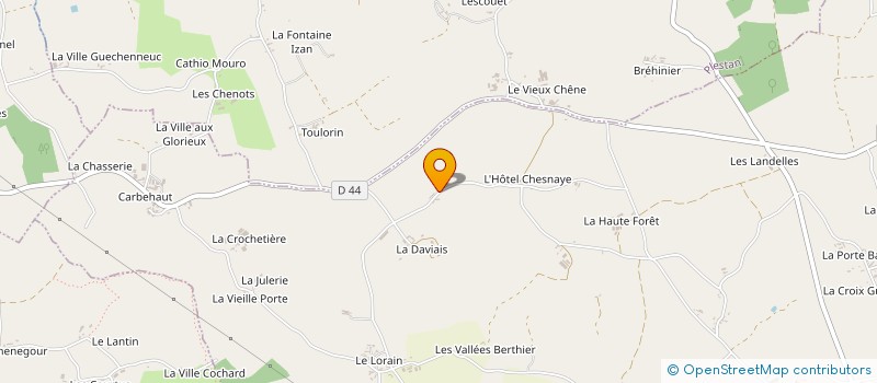 localisation de l'entreprise MONSIEUR JEAN CORBEL  PLENEE-JUGON