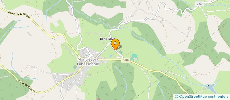 localisation de l'entreprise MONSIEUR JEAN CORBIERE  MONTREDON-LABESSONNIE