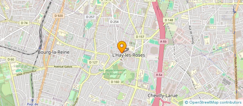 localisation de l'entreprise MONSIEUR JEAN CORCELLE à L'HAY-LES-ROSES