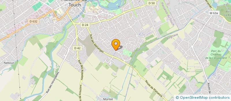 localisation de l'entreprise MONSIEUR JEAN CORDEIRO  PLAISANCE-DU-TOUCH