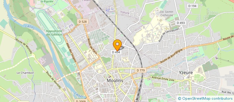 localisation de l'entreprise MONSIEUR JEAN CORDIER à MOULINS