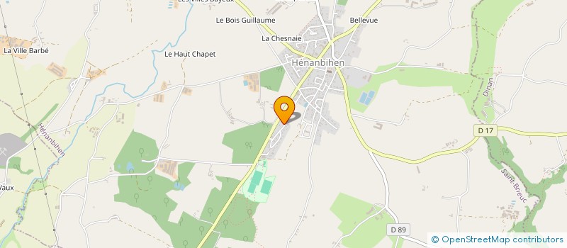 localisation de l'entreprise MONSIEUR JEAN CORDON à HENANBIHEN