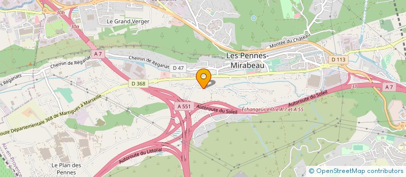 localisation de l'entreprise MONSIEUR JEAN CORET à AIX-EN-PROVENCE