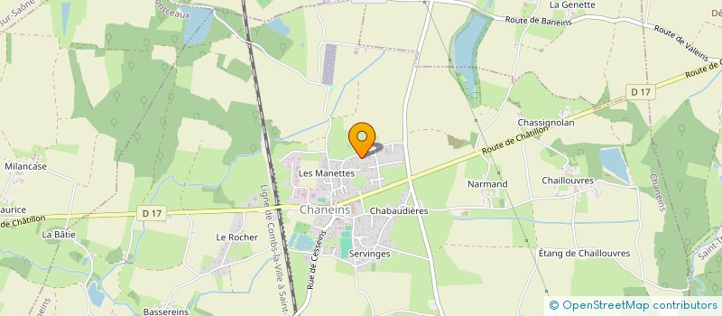 localisation de l'entreprise MONSIEUR JEAN CORMORECHE à CHANEINS