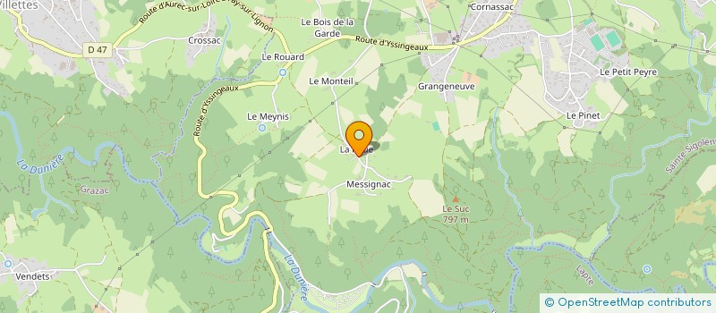 localisation de l'entreprise MONSIEUR JEAN CORNILLON  SAINTE-SIGOLENE