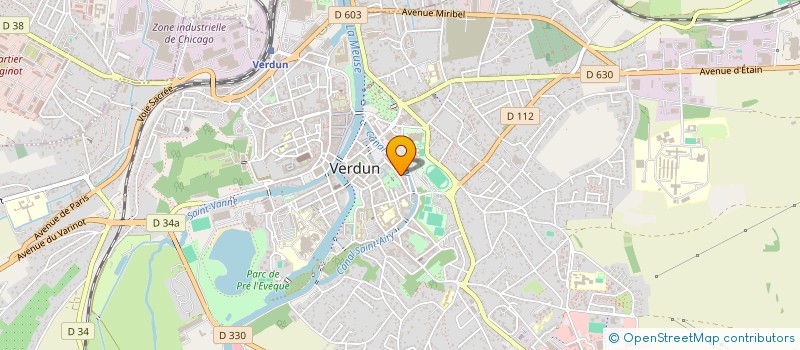 localisation de l'entreprise MONSIEUR JEAN CORNU à VERDUN
