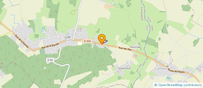 localisation de l'entreprise MONSIEUR JEAN COROND  CUTS