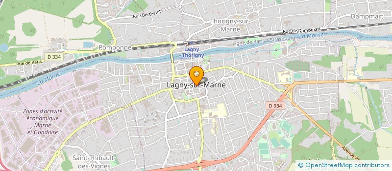 localisation de l'entreprise MONSIEUR JEAN CORPET à LAGNY-SUR-MARNE