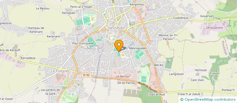 localisation de l'entreprise MONSIEUR JEAN CORRE à PLOUDANIEL