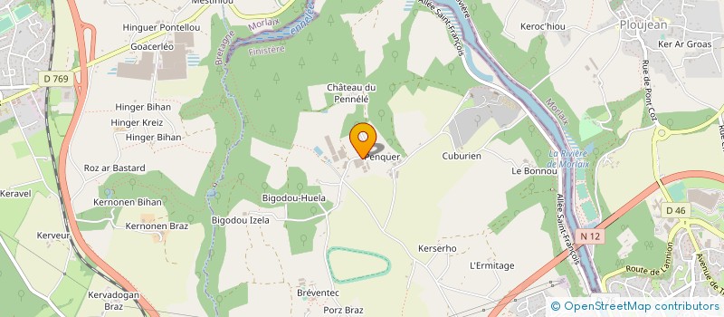 localisation de l'entreprise MONSIEUR JEAN CORRE  SAINT-MARTIN-DES-CHAMPS