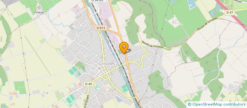 localisation de l'entreprise MONSIEUR JEAN CORTEZ  GRISOLLES