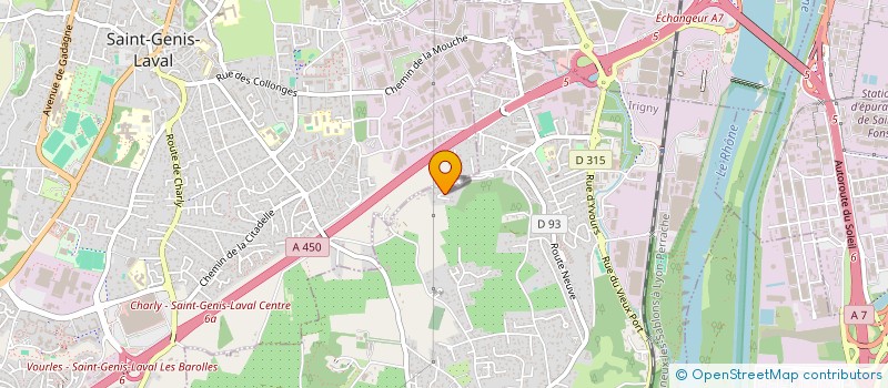 localisation de l'entreprise MONSIEUR JEAN CORTI  IRIGNY