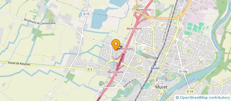 localisation de l'entreprise MONSIEUR JEAN COSAULT  MURET