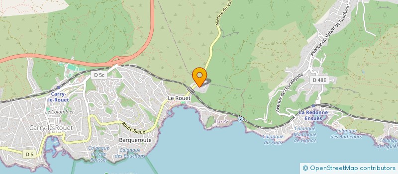 localisation de l'entreprise MONSIEUR JEAN COSTA  CARRY-LE-ROUET