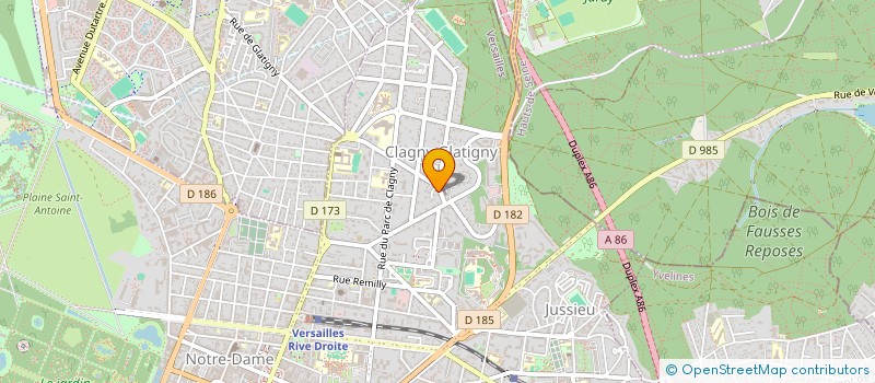 localisation de l'entreprise MONSIEUR JEAN COSTA  VERSAILLES
