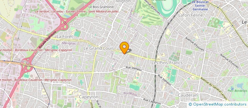 localisation de l'entreprise MONSIEUR JEAN COSTARRAMONE  BORDEAUX