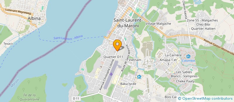 localisation de l'entreprise MONSIEUR JEAN COSTE à SAINT-LAURENT-DU-MARONI