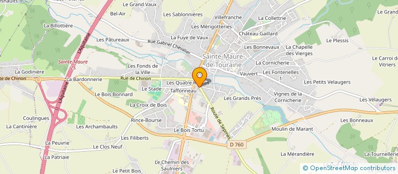 localisation de l'entreprise MONSIEUR JEAN COSTE  SAINTE-MAURE-DE-TOURAINE