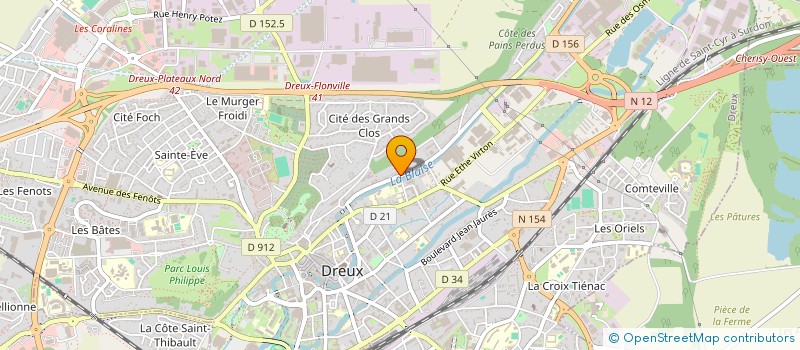 localisation de l'entreprise MONSIEUR JEAN COSTE à DREUX