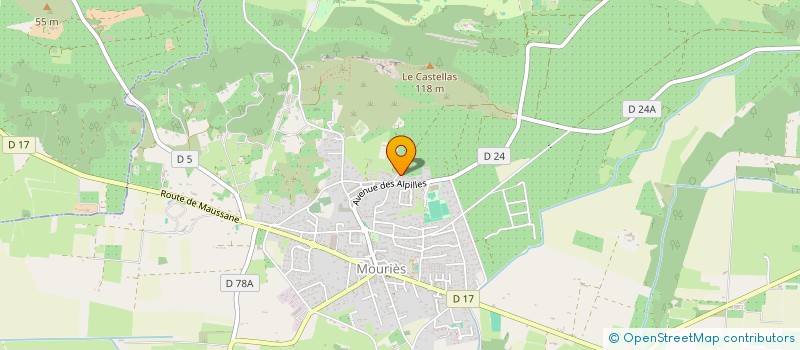 localisation de l'entreprise MONSIEUR JEAN COSTE  MOURIES