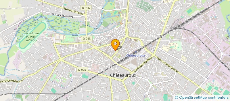 localisation de l'entreprise MONSIEUR JEAN COTINEAU à CHATEAUROUX