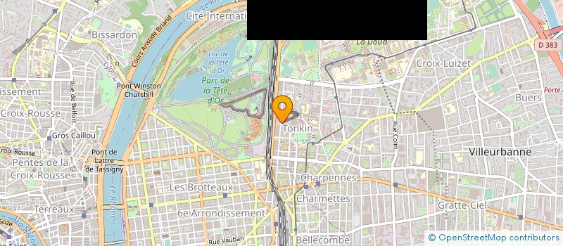 localisation de l'entreprise MONSIEUR JEAN COTRAIT  VILLEURBANNE