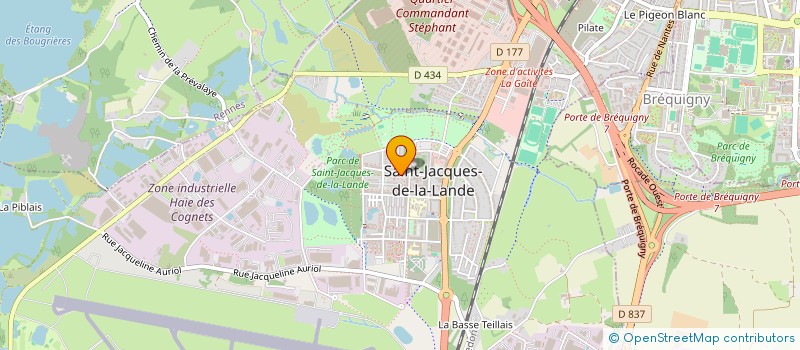 localisation de l'entreprise MONSIEUR JEAN COTTAIS à SAINT-JACQUES-DE-LA-LANDE