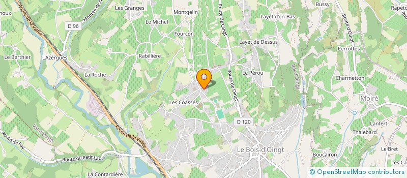 localisation de l'entreprise MONSIEUR JEAN COTTANCIN  CHAMELET