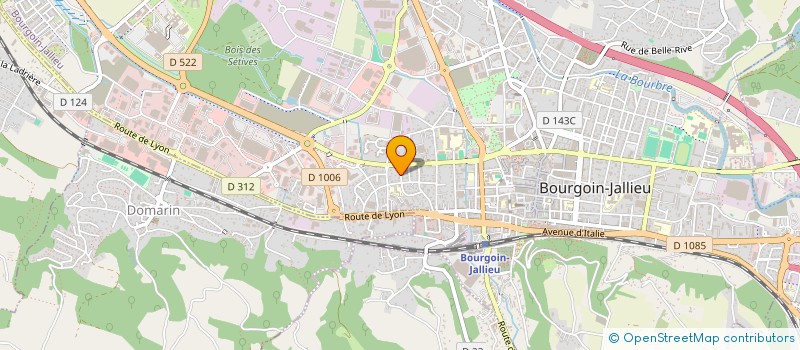 localisation de l'entreprise MONSIEUR JEAN COTTAZ à BOURGOIN-JALLIEU