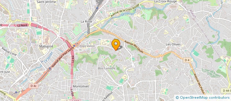 localisation de l'entreprise MONSIEUR JEAN COTTE à MARSEILLE